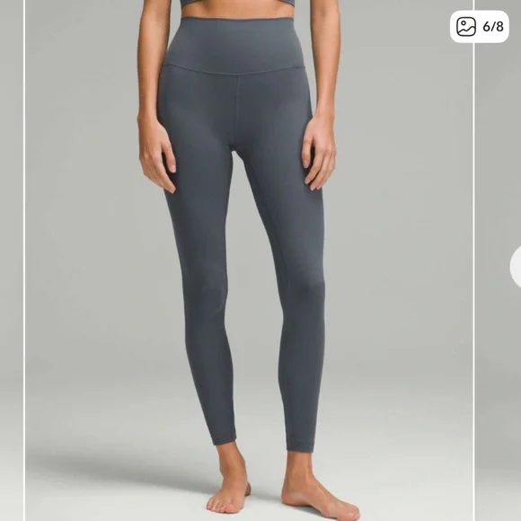 lululemon align leggings 25” oil grey - Picture 1 of 4